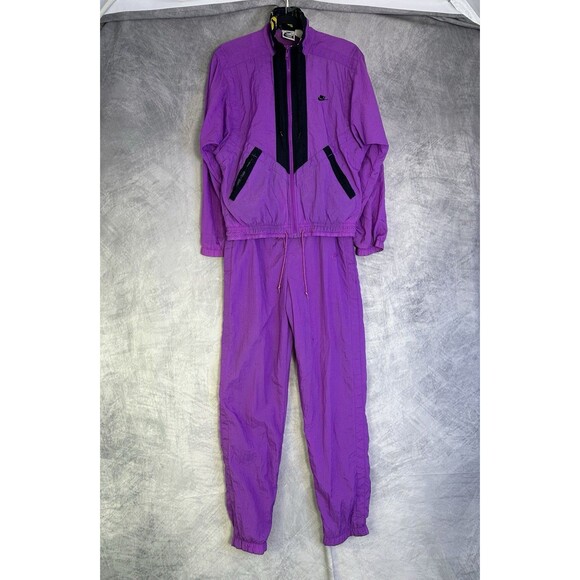 Rare VTG NIKE ELITE Track Suit Jacket Pants 90s Women’s Small Purple - Picture 1 of 11